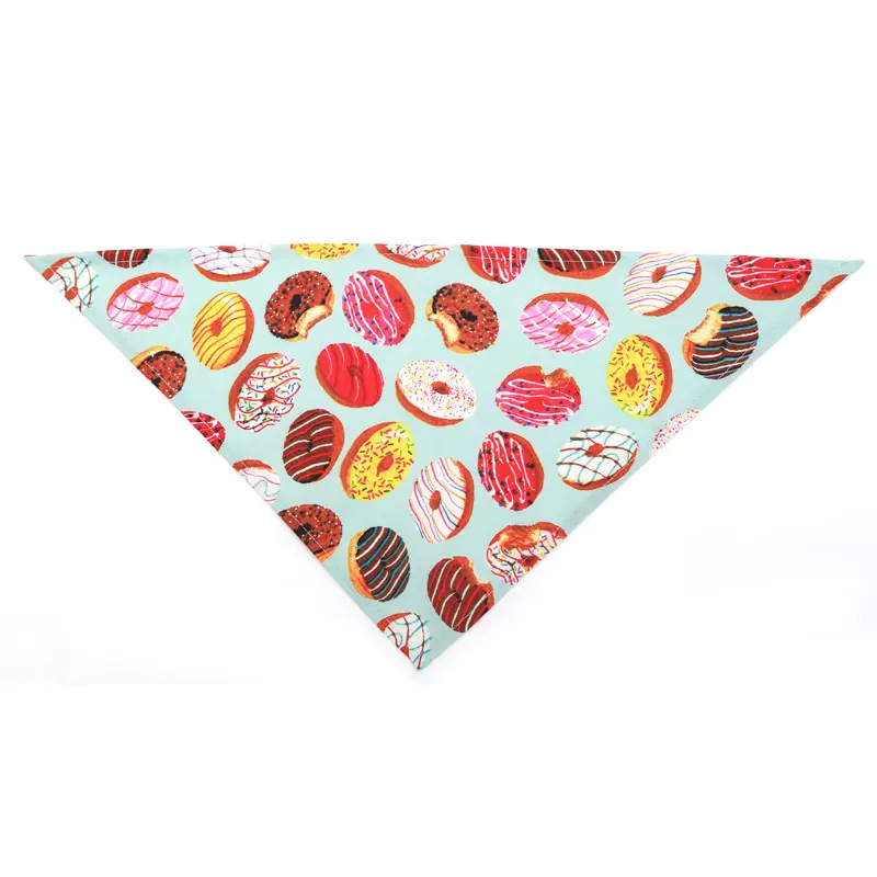 Summer Donut Pet Triangle Scarf