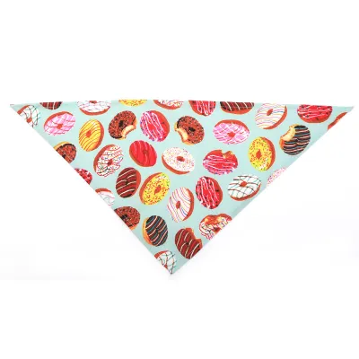 Summer donut pet triangle scarf