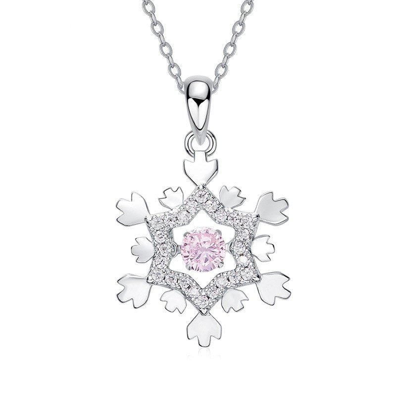 Snowflake Pendant Clavicle Chain
