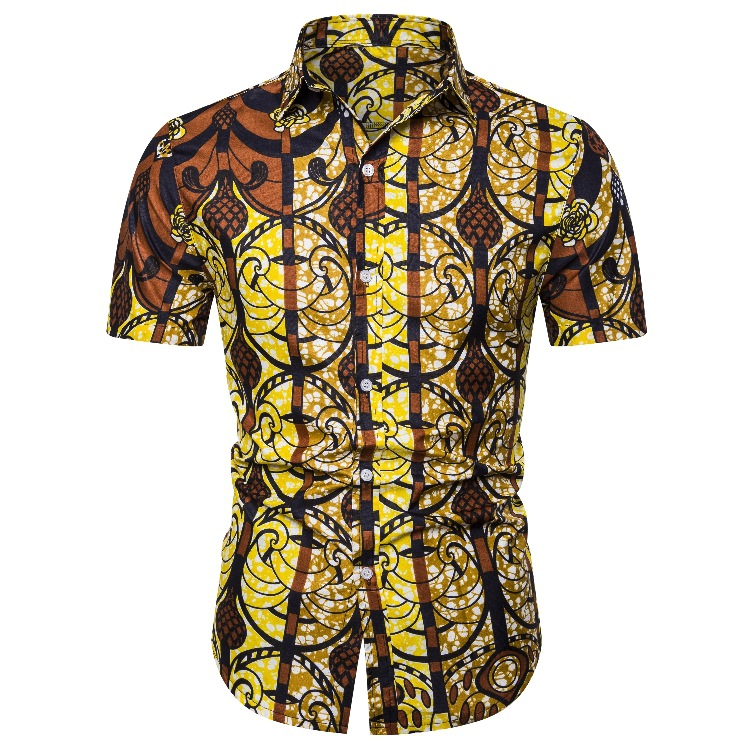 Title 4, Mens printed short sleeve