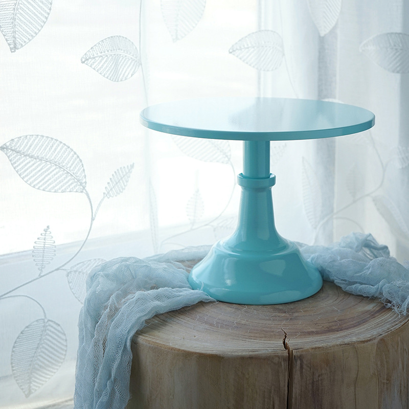 Wrought iron cake stand (Blue)