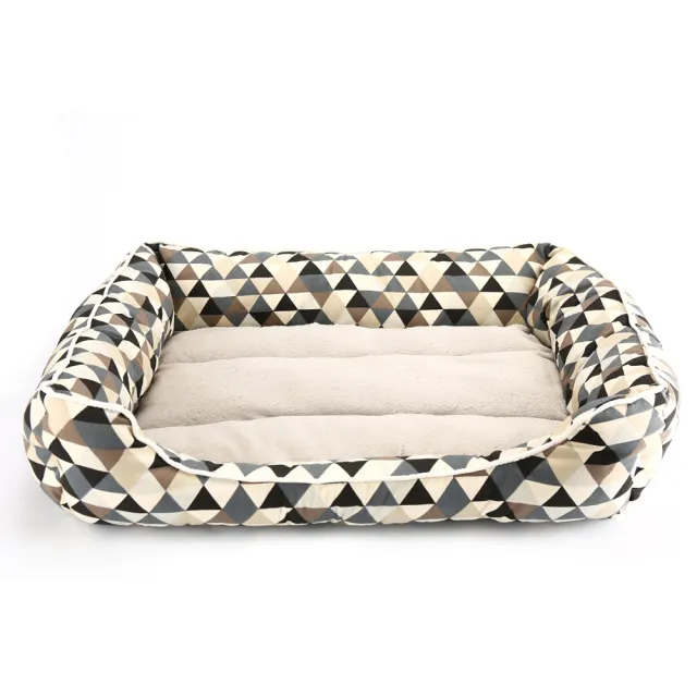 Dog kennel cotton printed cushion Brown - Shop at LoveMi