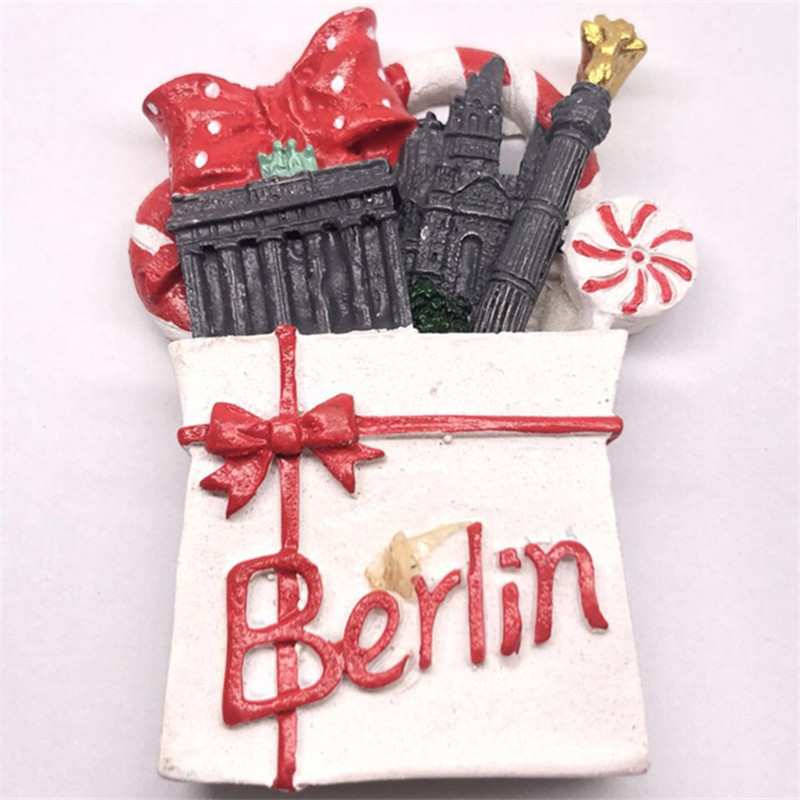 Iron stone refrigerator decoration