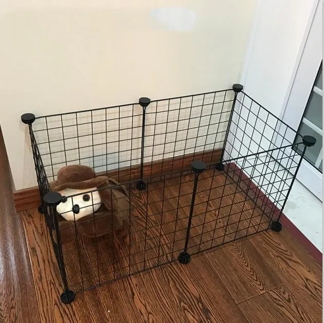 Splicing Teddy isolation door rabbit cage Black - Shop at LoveMi