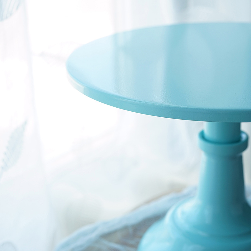 Wrought iron cake stand (Blue)