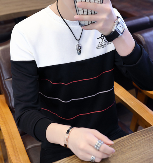 Men's sweater long sleeve T-shirt