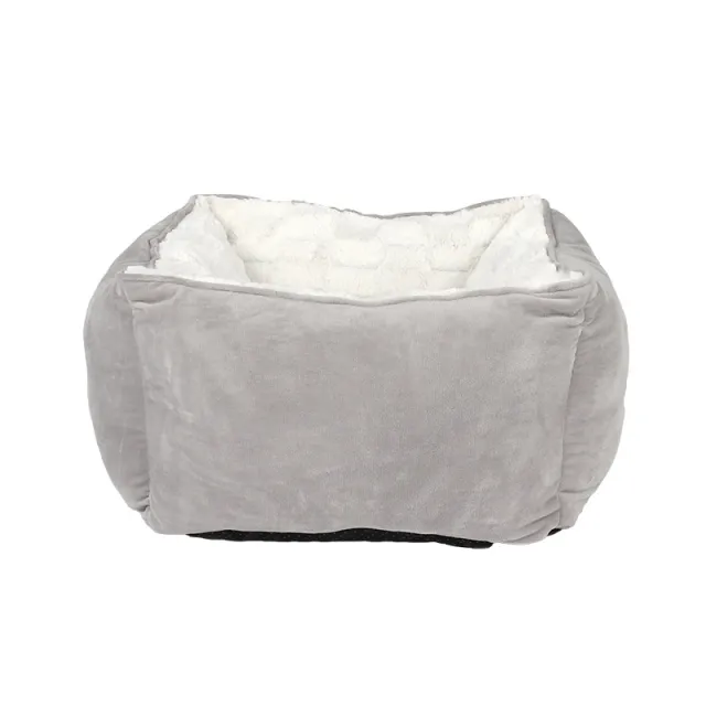 Autumn and winter plush kennel Grey - Shop at LoveMi