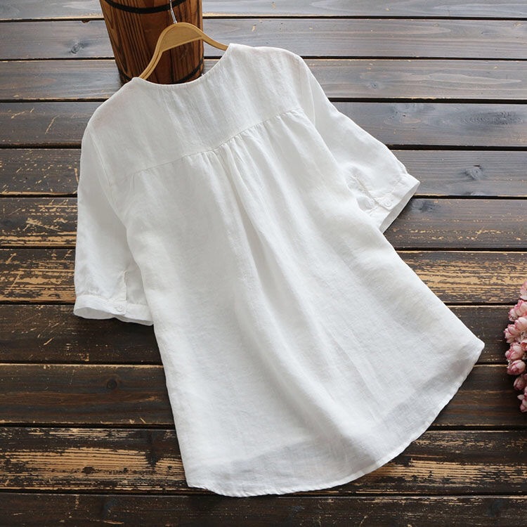 Women's solid color shirt