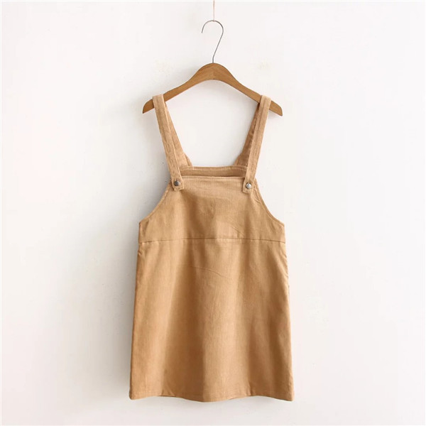 Embroidered cat ear dress with straps