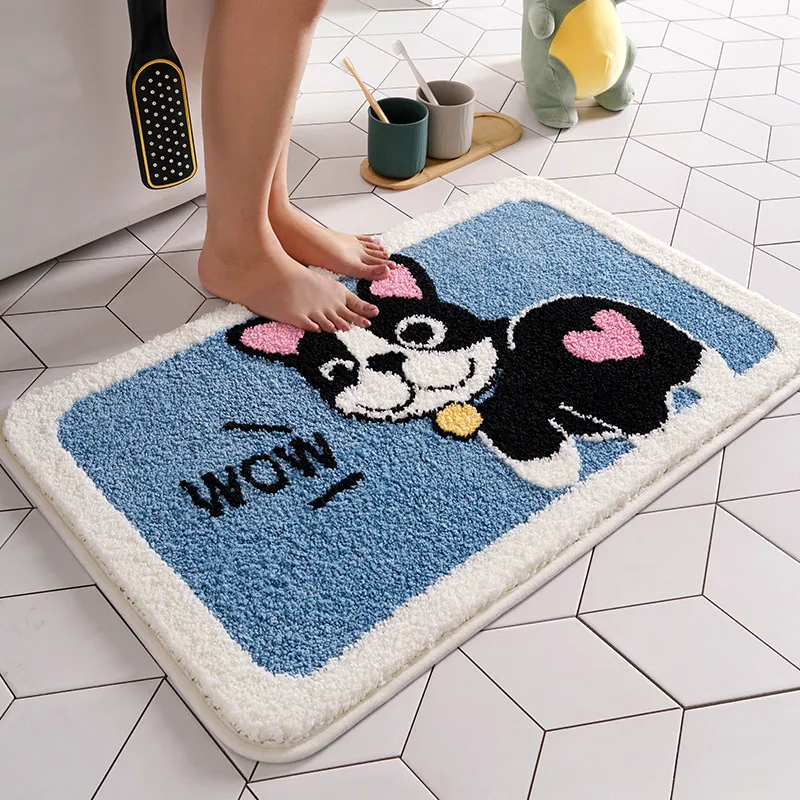 Bathroom absorbent non-slip mat - Dog