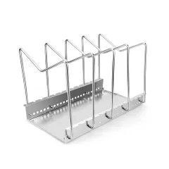 Kitchen storage rack - Silver - View 1