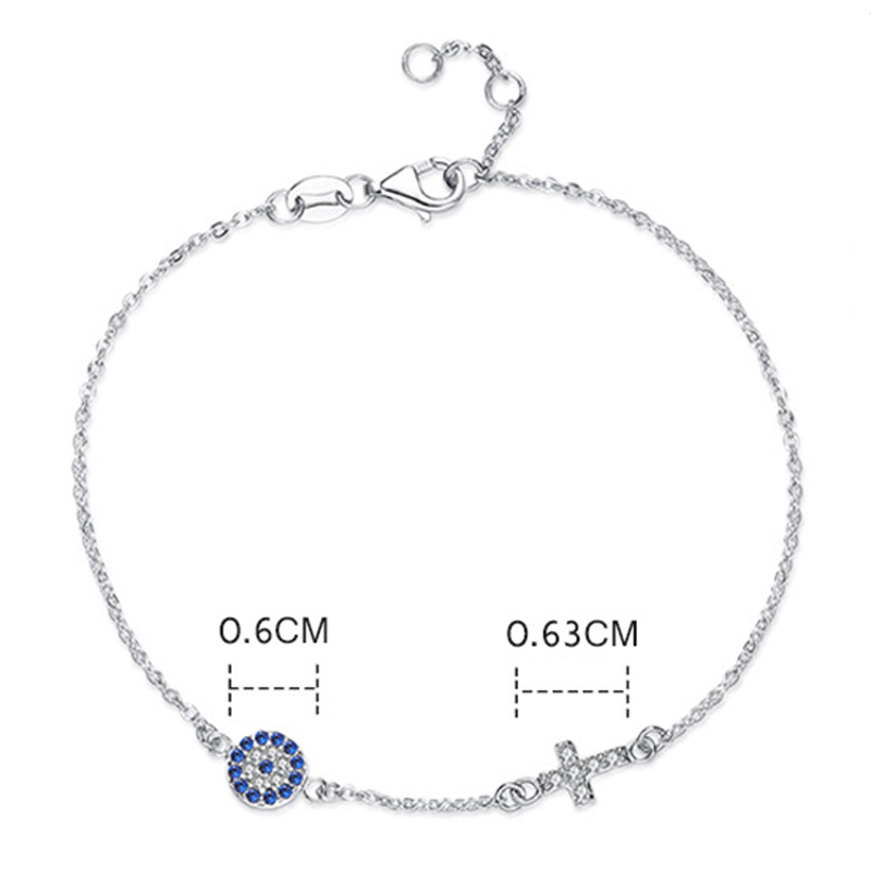 Sterling silver personality bracelet