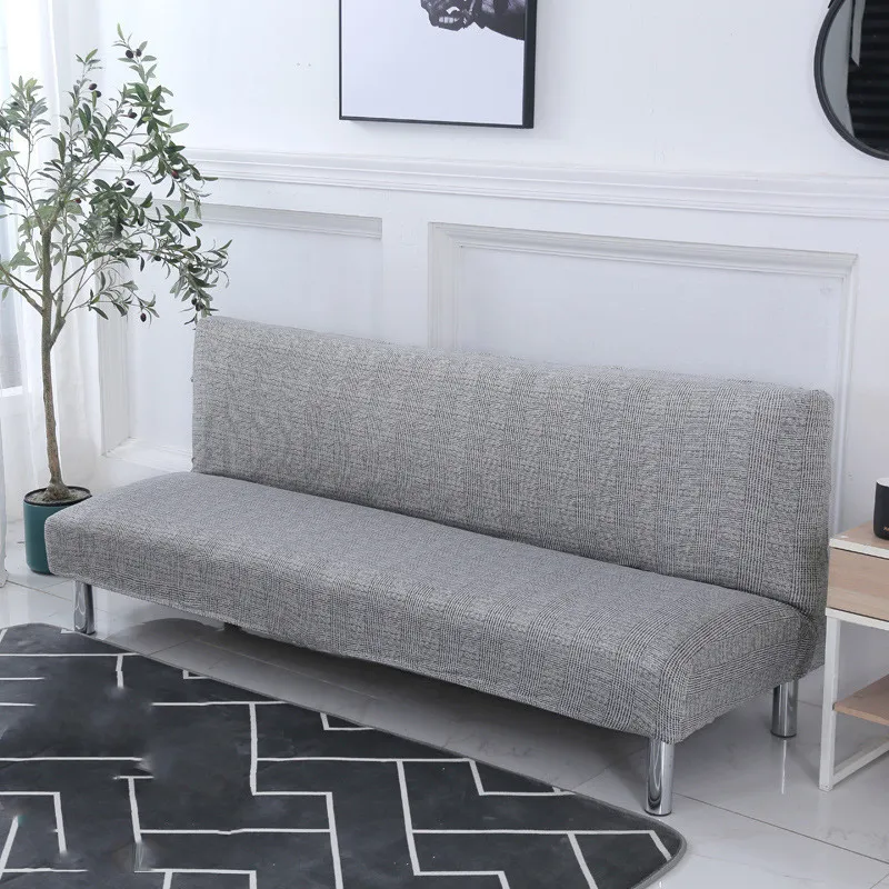 Household folding sofa bed cover - Grey