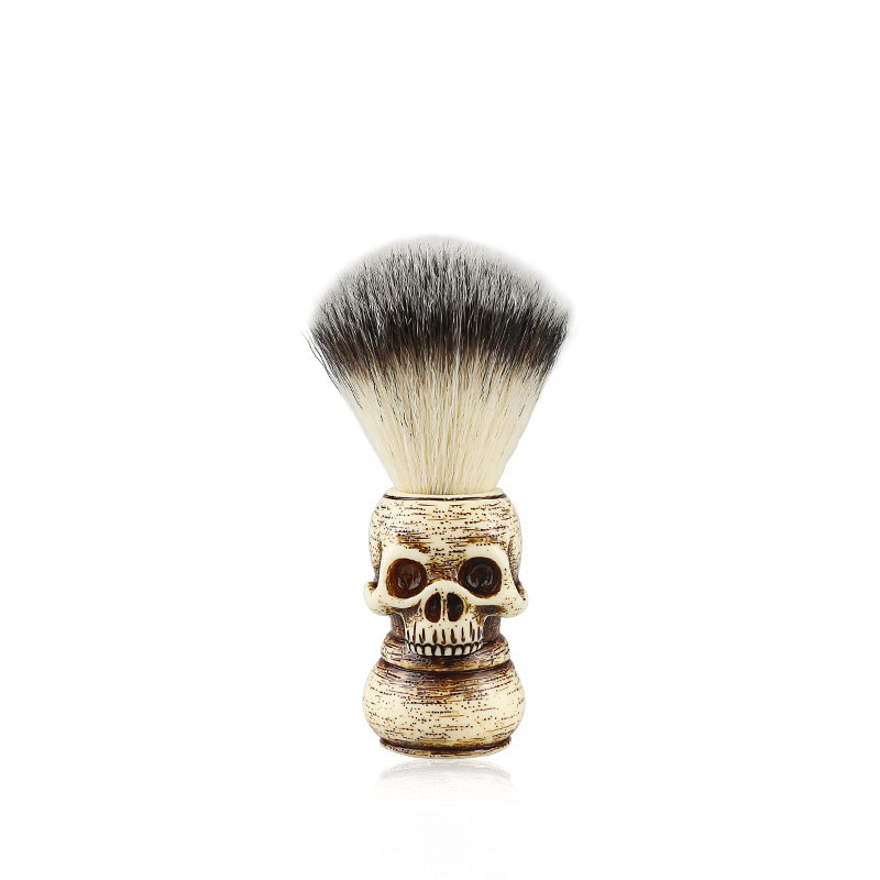 Skull beard brush