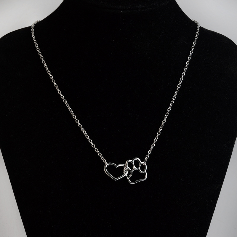 Dog paw necklace