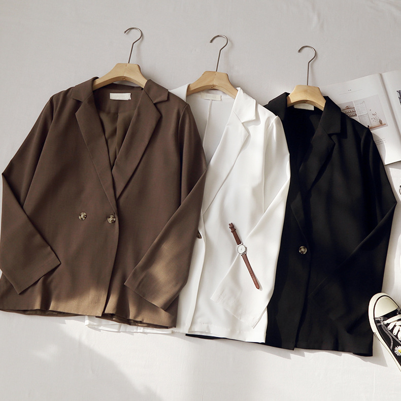 Women's solid color suit