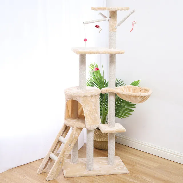 Cat Climber Cat House Beige - Shop at LoveMi