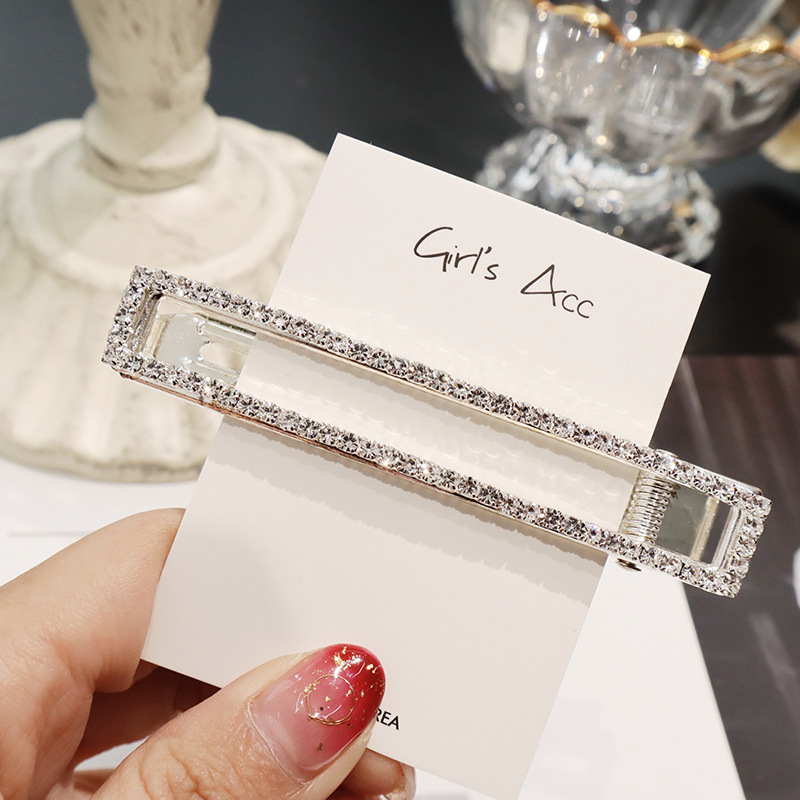 Super Flash Rhinestone Pearl Hairpin
