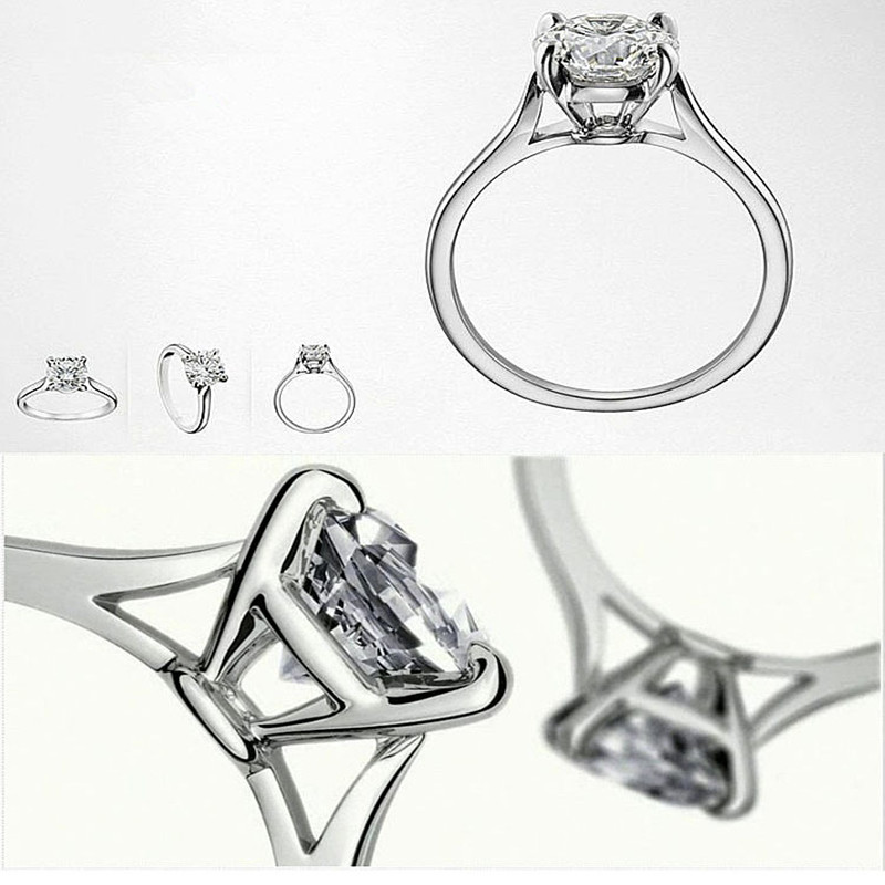 Four Prong Proposal Engagement Female Ring