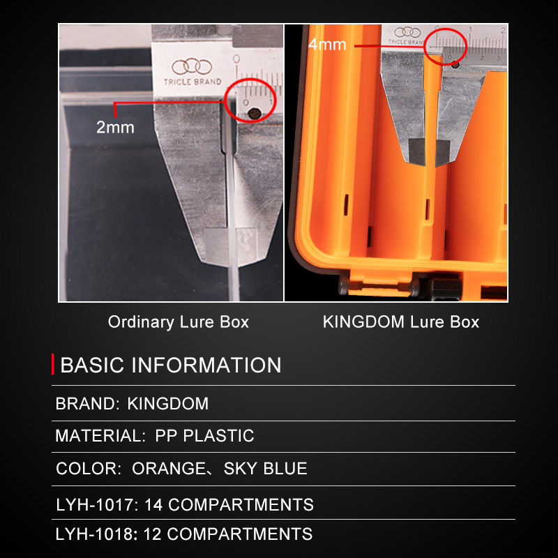 Многофункциональный двухслойный ящик для хранения приманок.