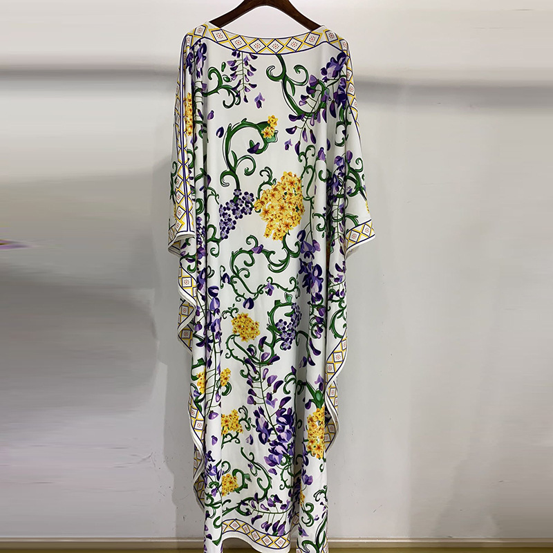 Round neck irregular dress