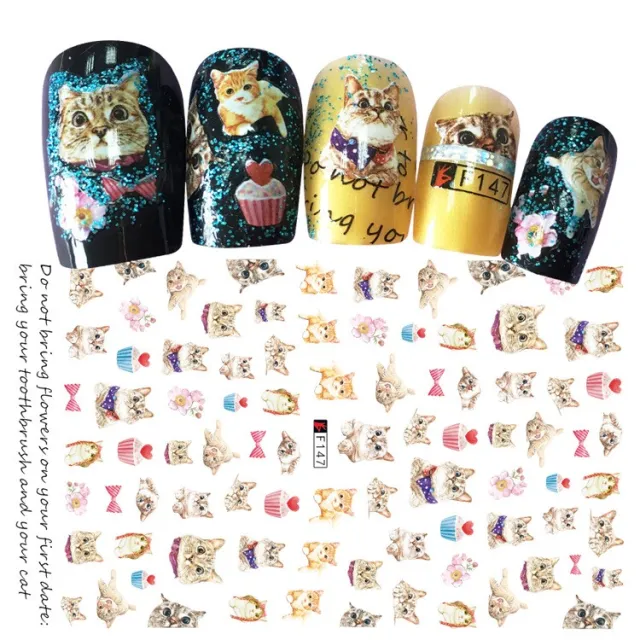 Adhesive nail decals F147 Style - Shop at LoveMi