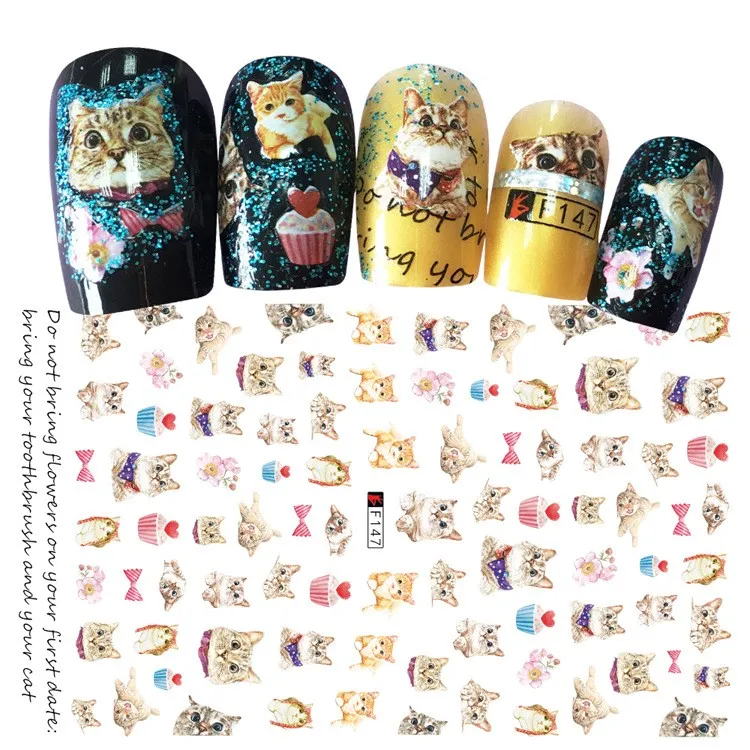 Adhesive nail decals - F147 Style