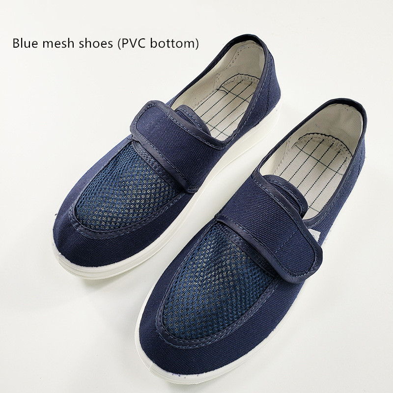 Pvc blue shoe surface