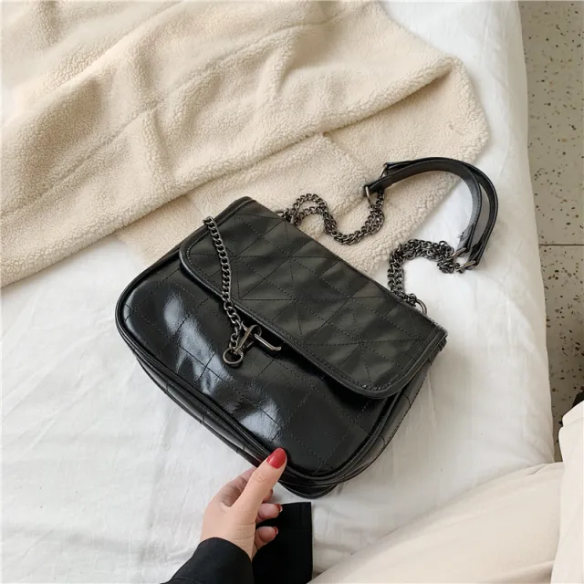 All match casual messenger shoulder bag Black - Shop at LoveMi