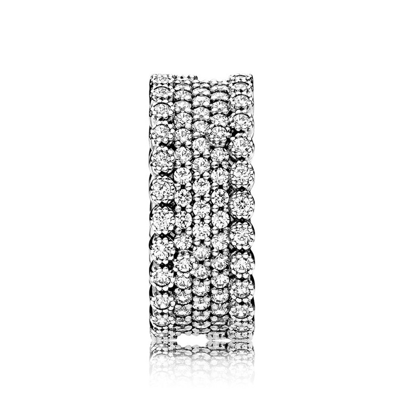 Sterling silver dazzling light ring