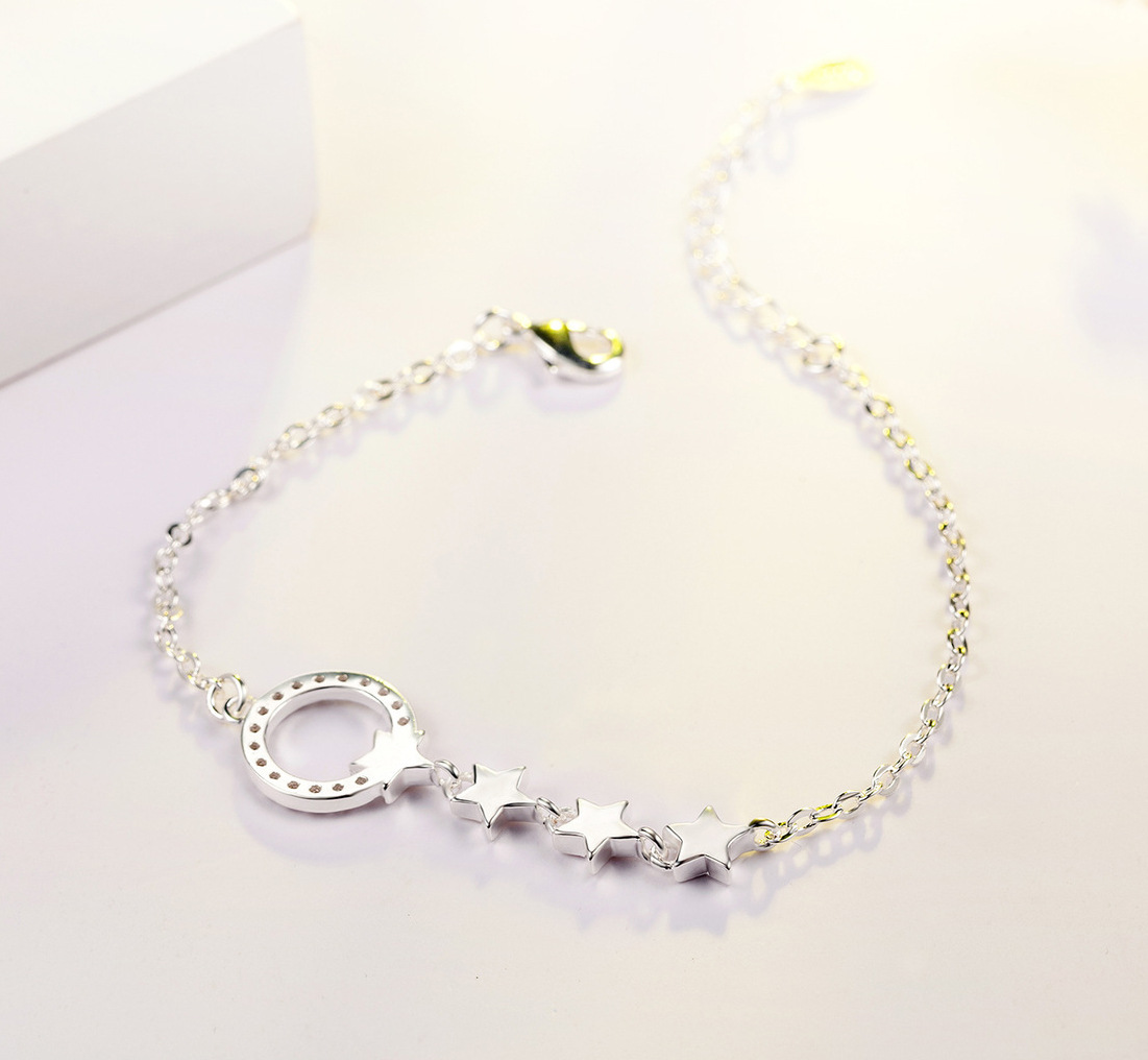 Shining five-pointed star hypoallergenic jewelry
