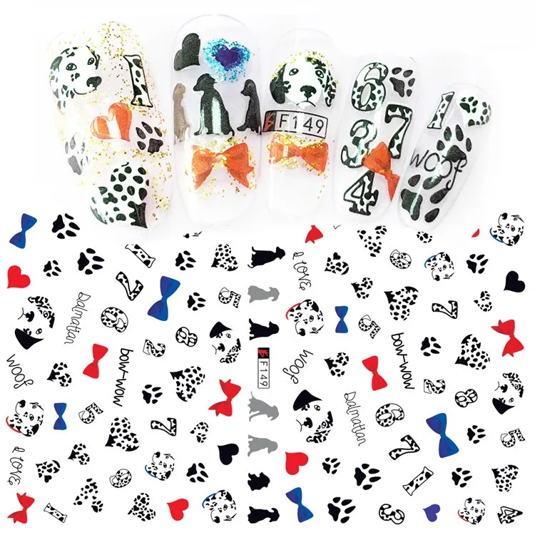 Adhesive nail decals - F149 Style