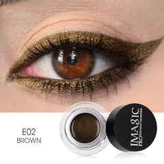 Big eye makeup with brush eyeliner - E02 - View 1