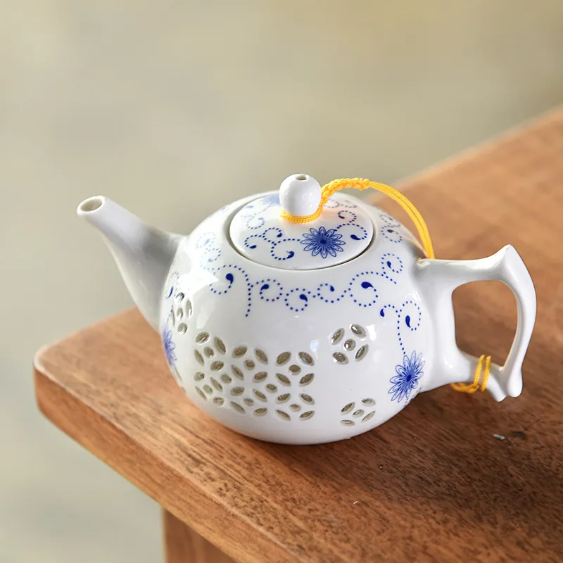 Ru Kiln Ge Kiln White Porcelain Filter Teapot Accessories - 17 Style