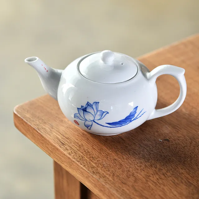 Ru Kiln Ge Kiln White Porcelain Filter Teapot Accessories 18 Style - Shop at LoveMi