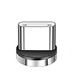 Compatible with Apple , 3A fast charging magnetic data cable in Black No thread