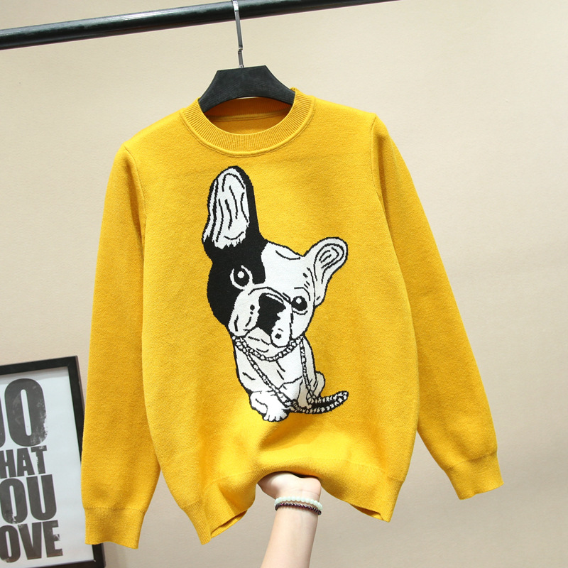 Cartoon loose sweater