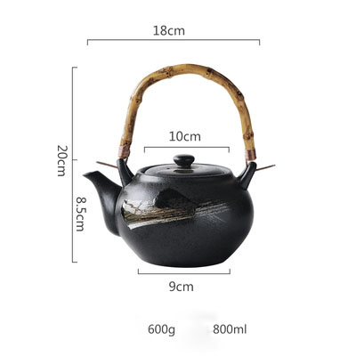 Japanese ceramic teapot Kung Fu tea set