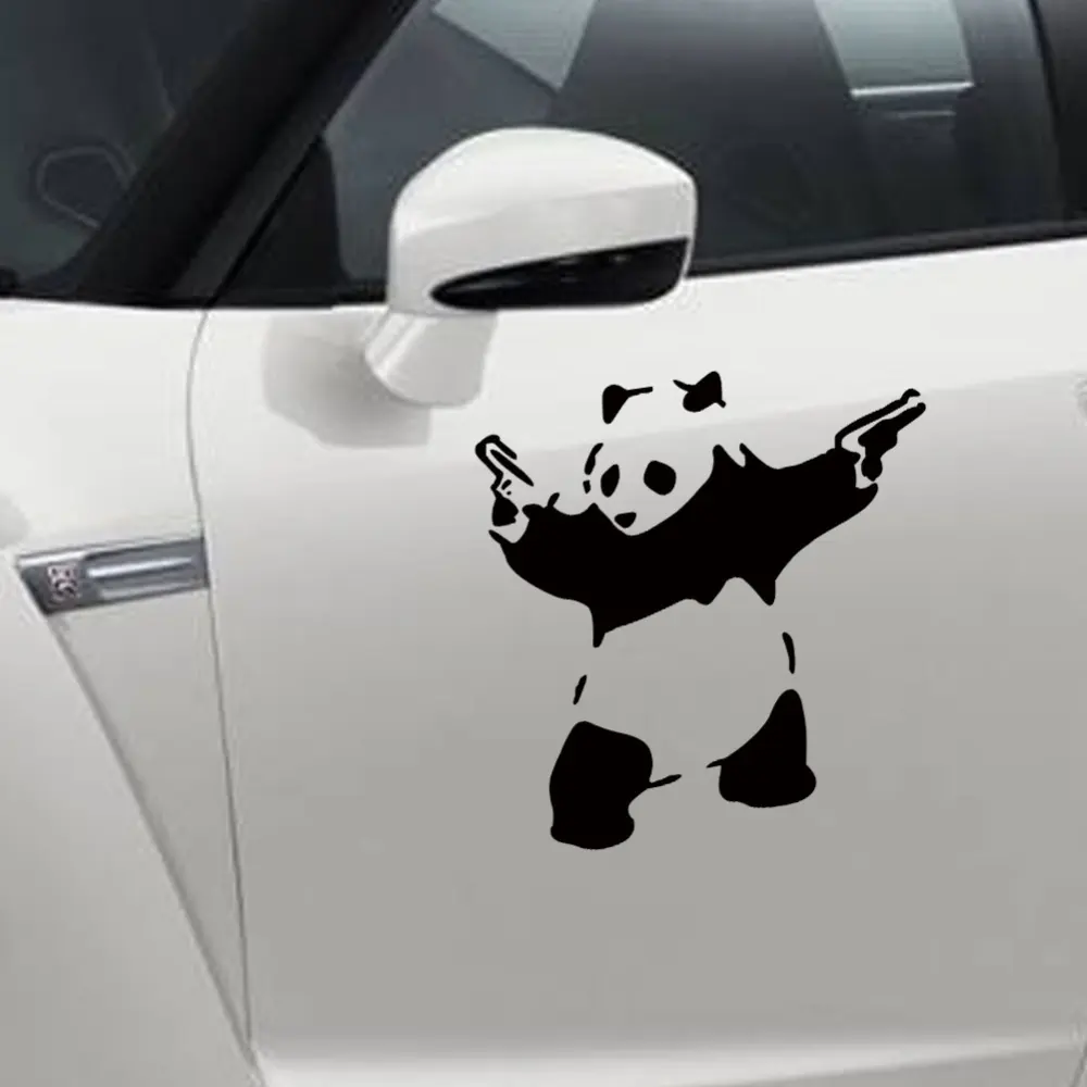 Outdoor Sports Panda Car Sticker