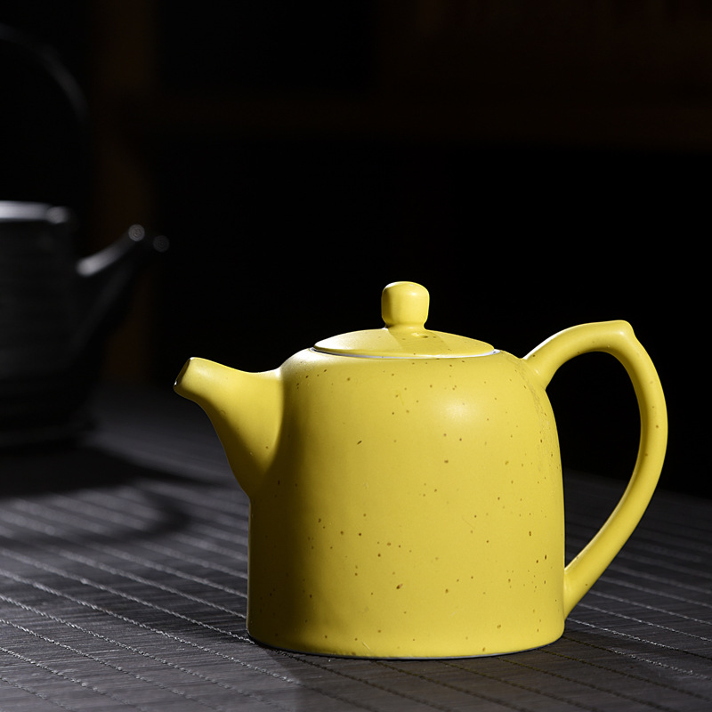 Ru Kiln Ge Kiln White Porcelain Filter Teapot Accessories 1 Style - Shop at LoveMi