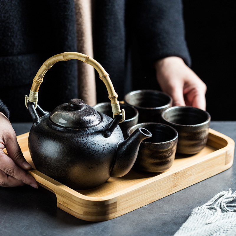 Japanese ceramic cup pot set creative small tea cup teapot