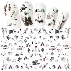 Adhesive nail decals - F145 Style - View 1