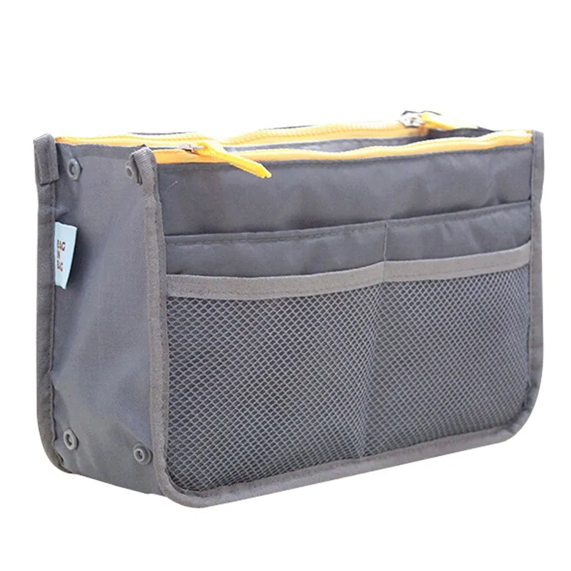 Ladies makeup cosmetic bag - Grey