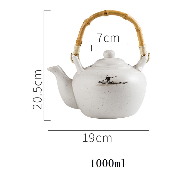 Japanese ceramic cup pot set creative small tea cup teapot