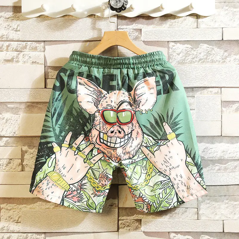 Wear printed shorts over quick-dry
