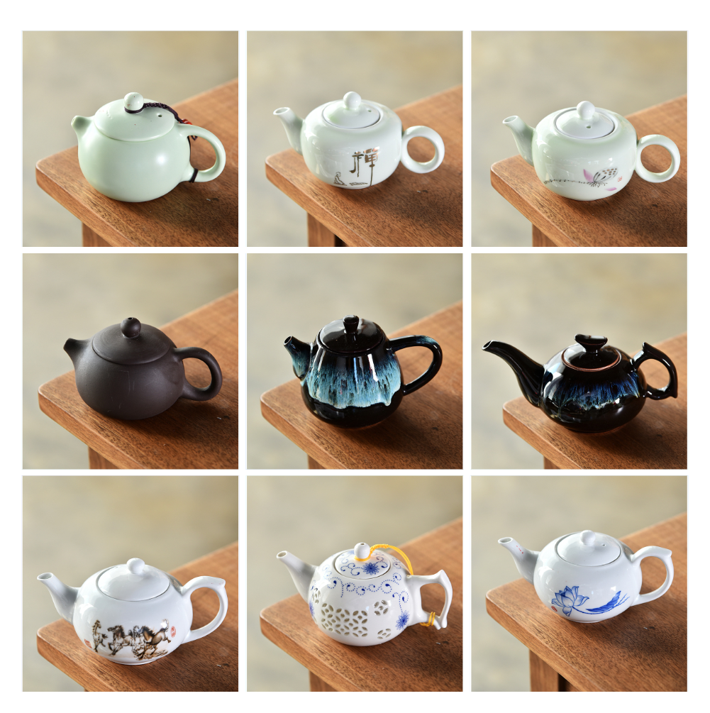 Ru Kiln Ge Kiln White Porcelain Filter Teapot Accessories