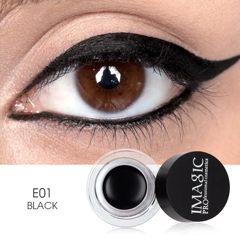Big Eye Makeup with Brush Eyeliner