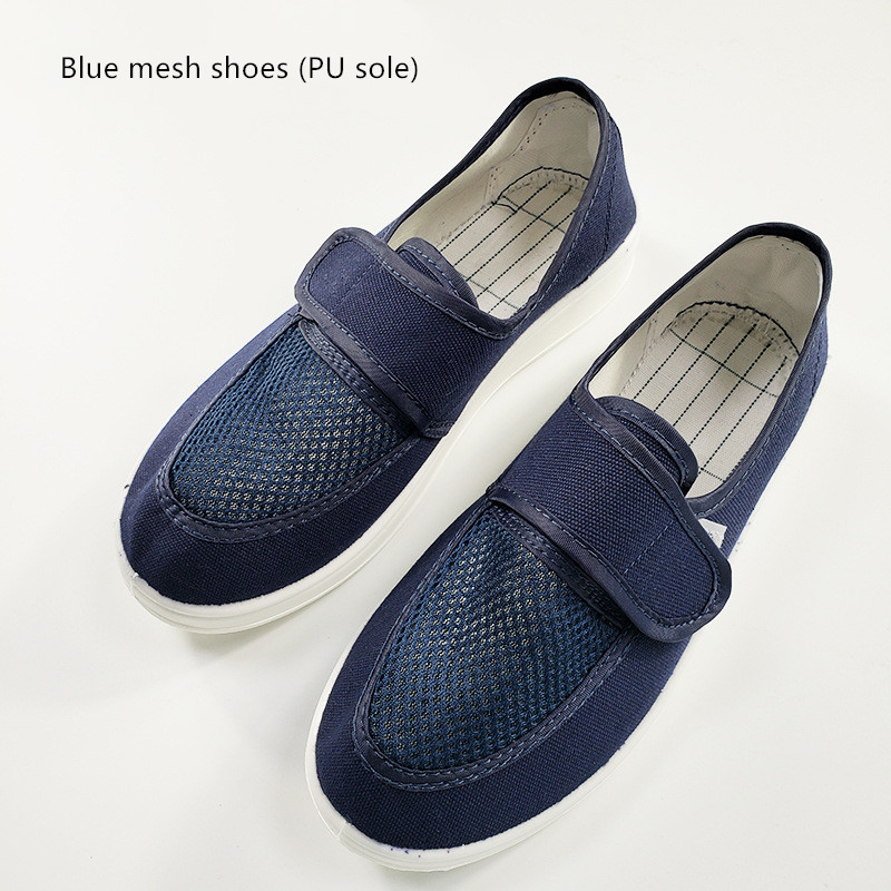 Pu blue shoe surface