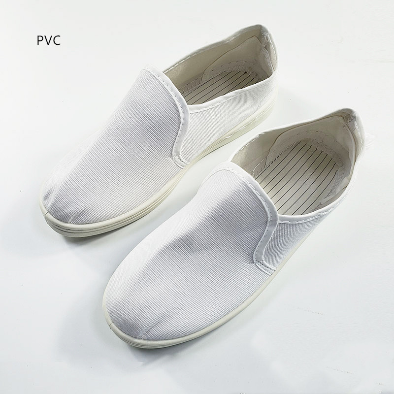 PVC White cloth shoes