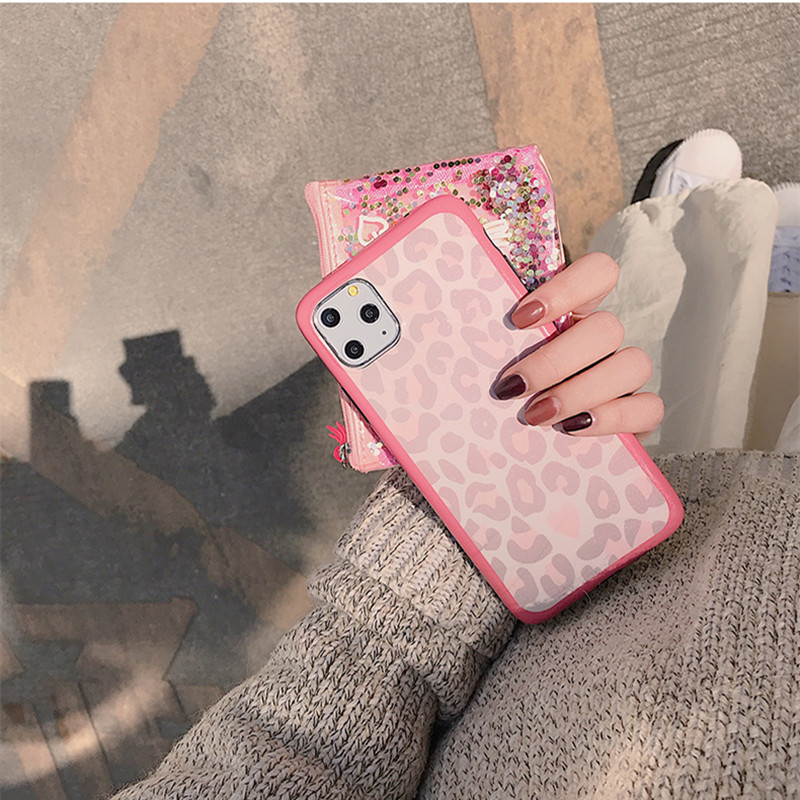 Pink Leopard Print Soft Shell